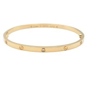 Cartier Love Bracelet SM 6PD K18PG Diamond